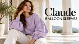 Claude Balloon-Sleeve Sweatshirt Briefs: Keep Volume Above the Cuff