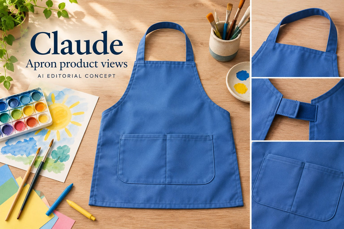 Claude — Apron product views — IA-generated editorial concept
