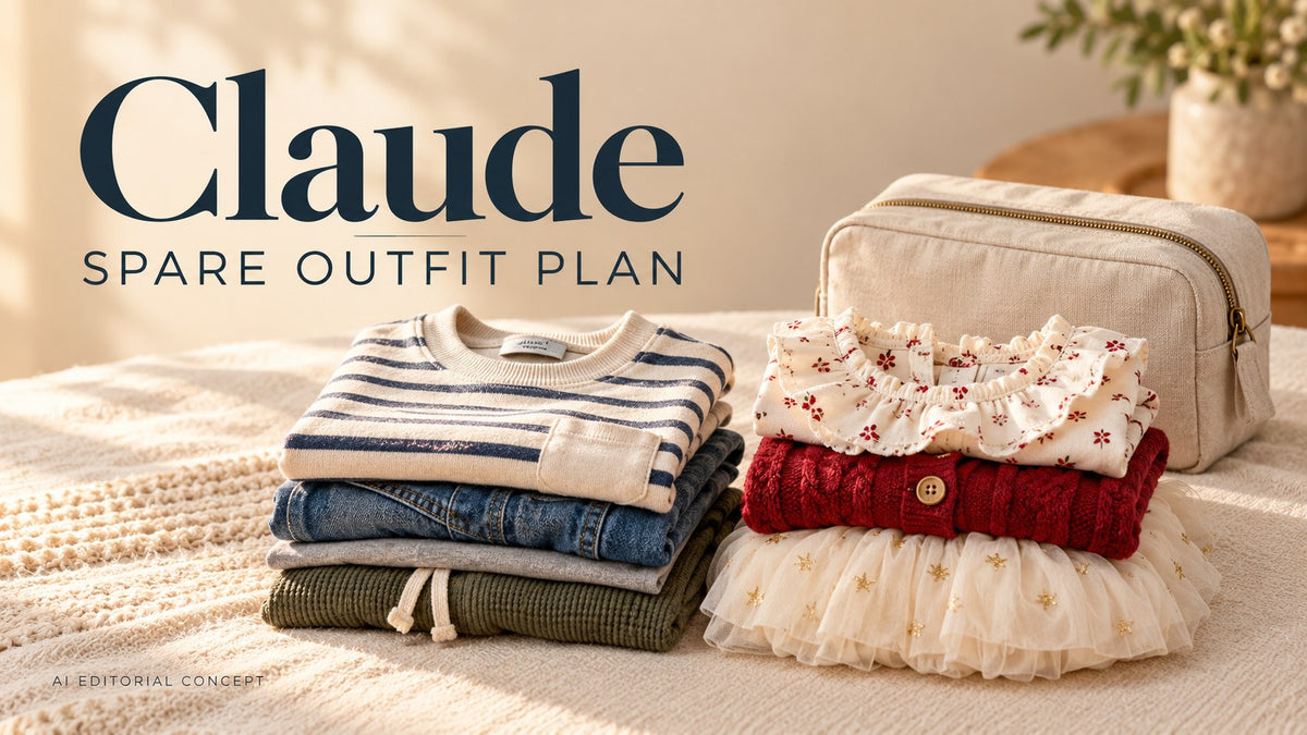 AI editorial concept: Claude Kids’ Wedding Outfit Prompts: Prepare a Spare Change Without Overpacking