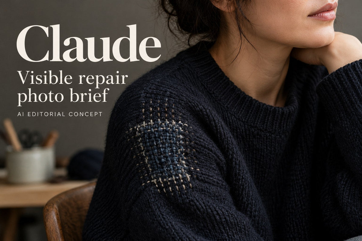 Claude — Visible repair photo brief — AI-generated editorial concept