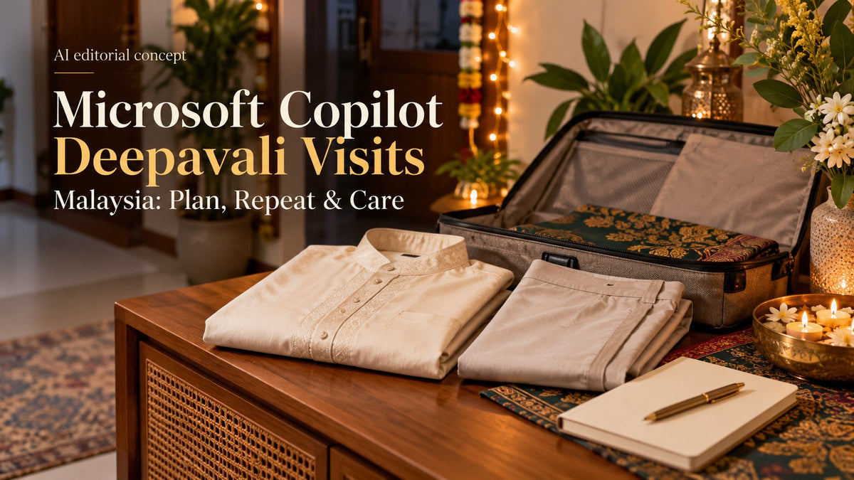Microsoft Copilot Deepavali kurta Visit prompts for Malaysia