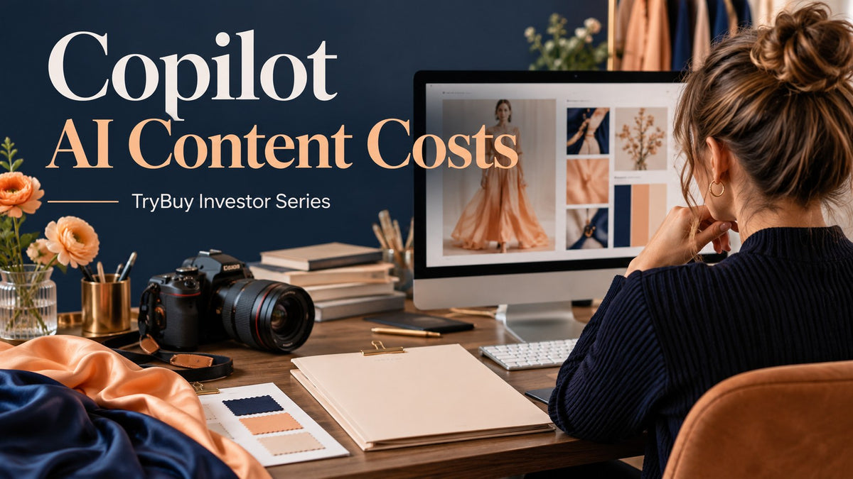 Copilot — KI Content Costs. KI-generated editorial concept; not a catalogue photograph.