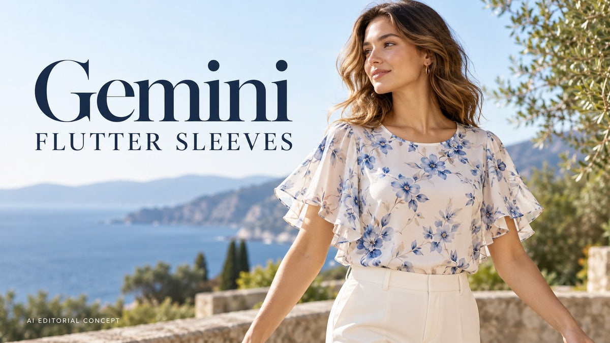 AI editorial concept: Gemini Flutter-Sleeve Image Prompts: Separate the Sleeve from the Arm