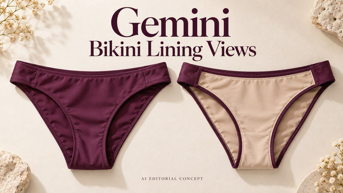 Gemini — Bikini Lining Views; AI-generated fashion editorial concept
