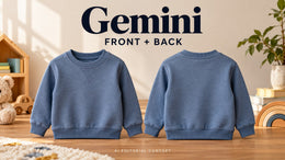Gemini Kids’ Sweatshirt Image Prompts: Match the Front and Back References