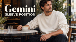 Gemini Pushed-Sleeve Sweatshirt Image Prompts: Keep the Cuff on the Wrist