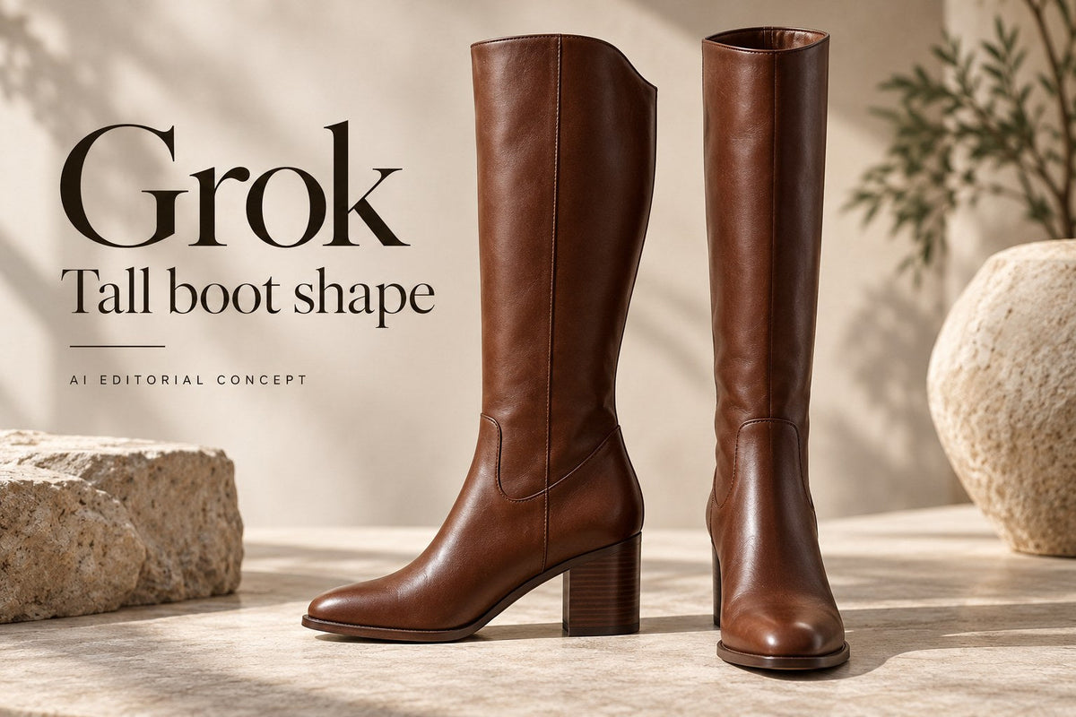 Grok — Tall boot shape — AI-generated editorial concept