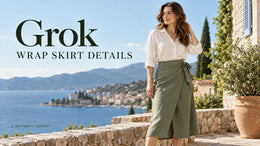 Grok Women’s Wrap-Skirt Image Prompts: Keep Overlap and Tie Routes Clear