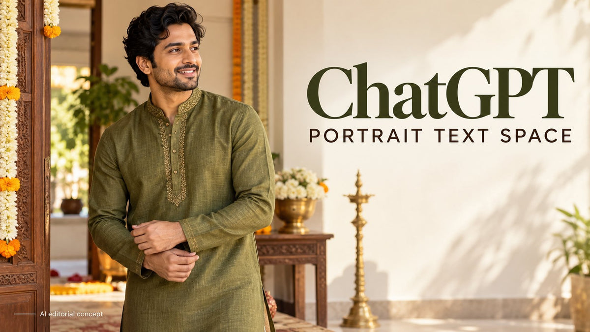 ChatGPT — PORTRAIT TEXT SPACE. AI-generated editorial concept, not a TryBuy product photograph.