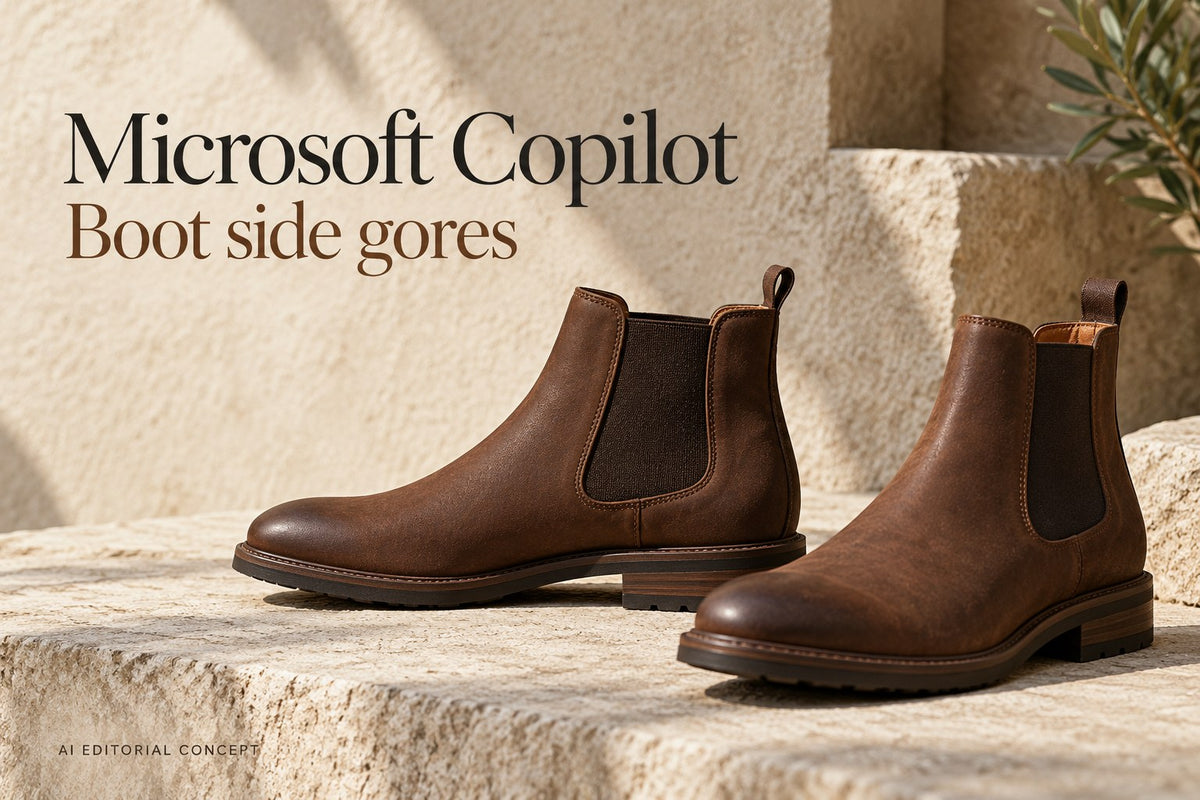 Microsoft Copilot — Boot side gores — AI-generated editorial concept