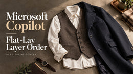 Microsoft Copilot Fashion Flat-Lay Layer Order prompt