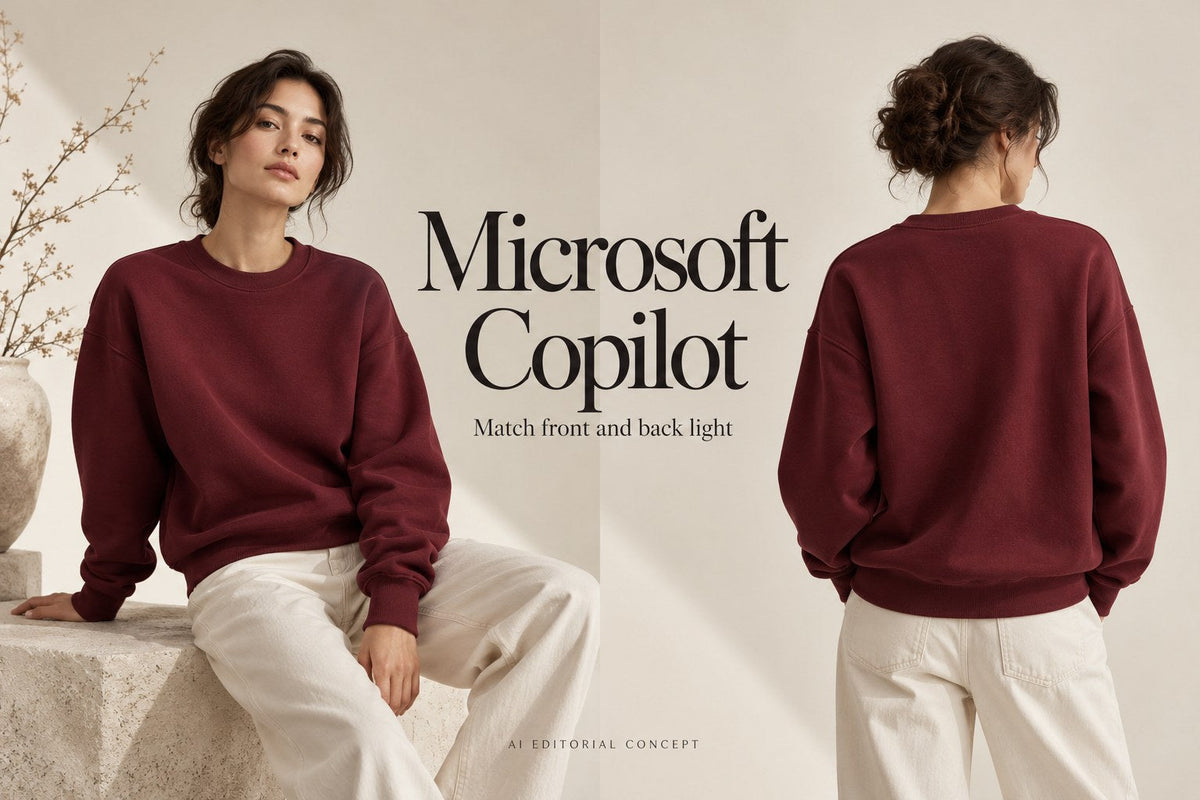 Microsoft Copilot — Match front and back light — AI-generated editorial concept