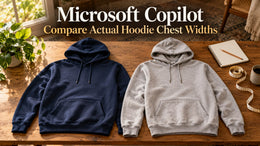 Microsoft Copilot: Ordering a Hoodie After Comparing Actual Chest Widths