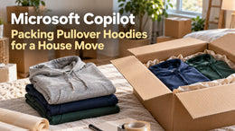 Microsoft Copilot: Packing Pullover Hoodies for a House Move