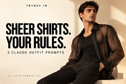 Sheer Shirts for Men: Brave Style or Too Much? 5 Claude Outfit Prompts