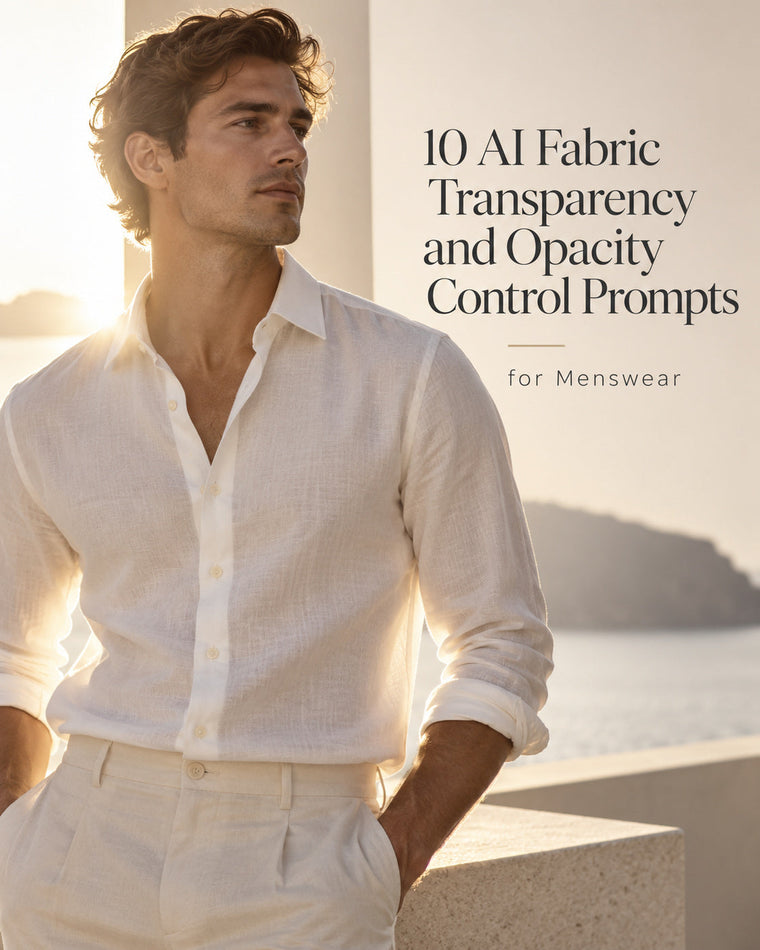 10 AI Fabric Transparency and Opacity Control Prompts for Menswear