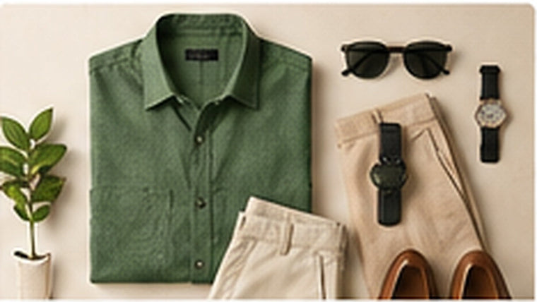 AI Prompts for Men’s Outfit Flat Lays: 10 Layout Ideas