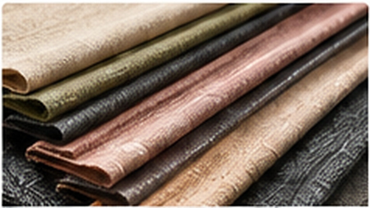 AI-generated editorial illustration for fashion fabric texture visualization prompts