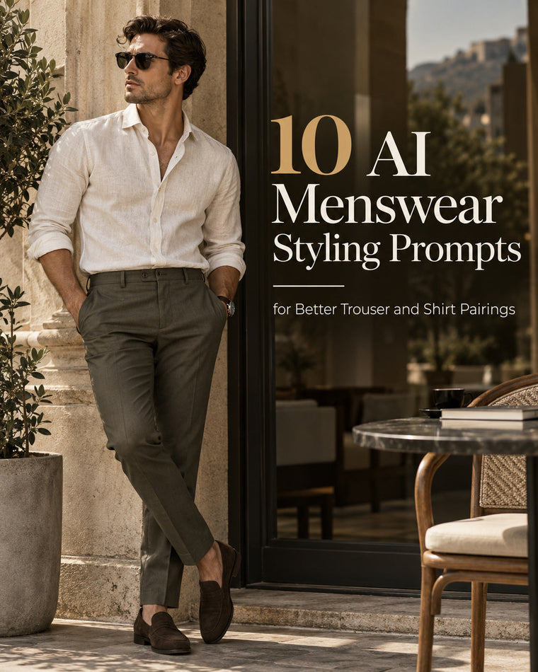 10 AI Menswear Styling Prompts for Better Trouser and Shirt Pairings
