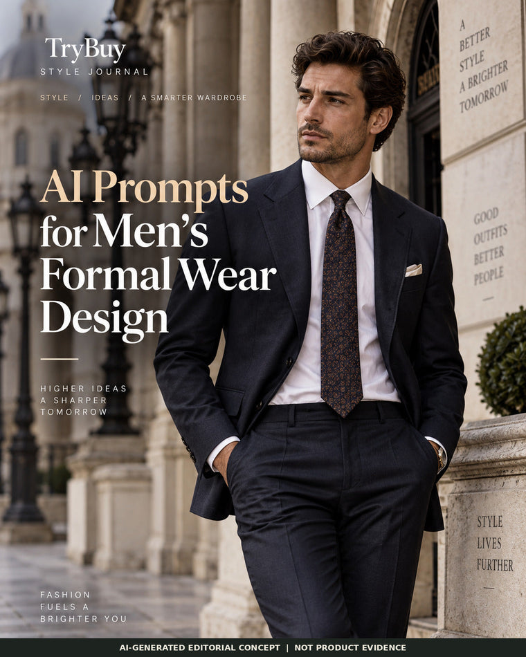 AI Prompts for Men’s Formal Wear Design