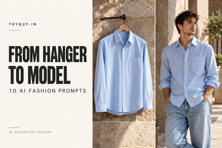 10 AI Hanger-to-Model Prompts for moda Ecommerce