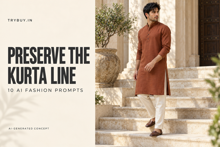 10 AI kurta Side-Slit and Hem Preservation Prompts