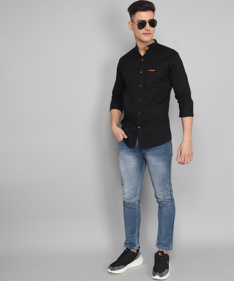 কালো Lee Casual পুরুষদের শার্ট 9