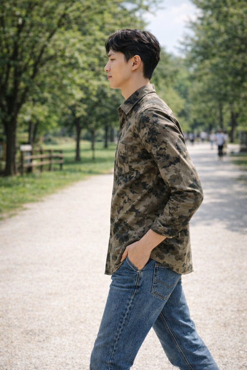 Men Brooklyn Printed Slim Fit Casual Shirt - TB_2107 4