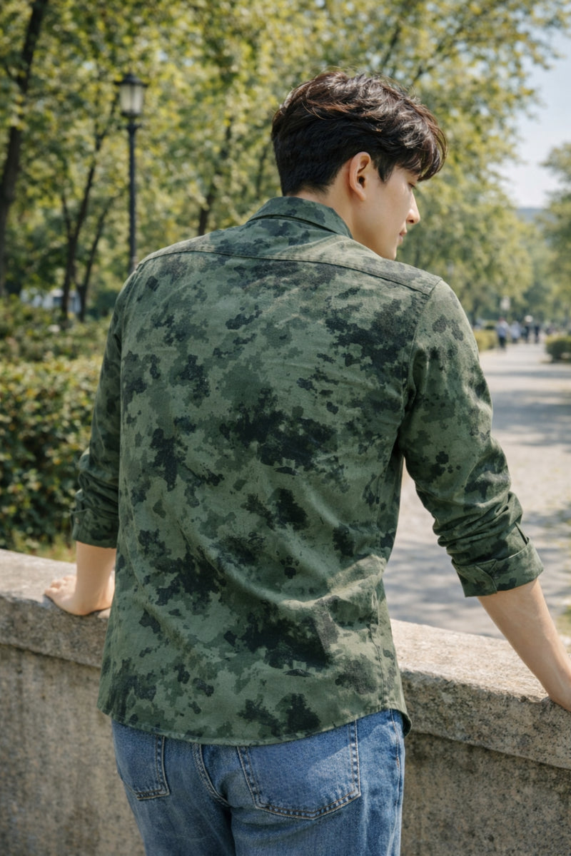 Men Brooklyn Printed Slim Fit Casual Shirt - TB_2108 6