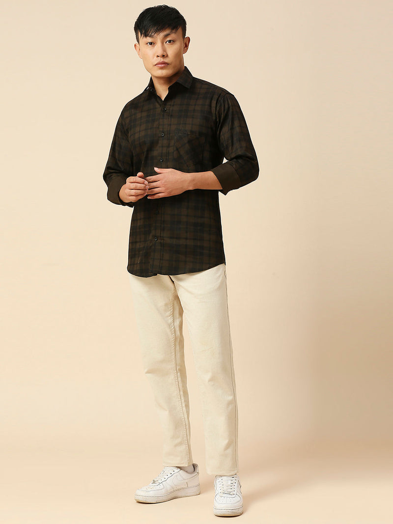 Classic Cotton Checked Shirt for Men 6