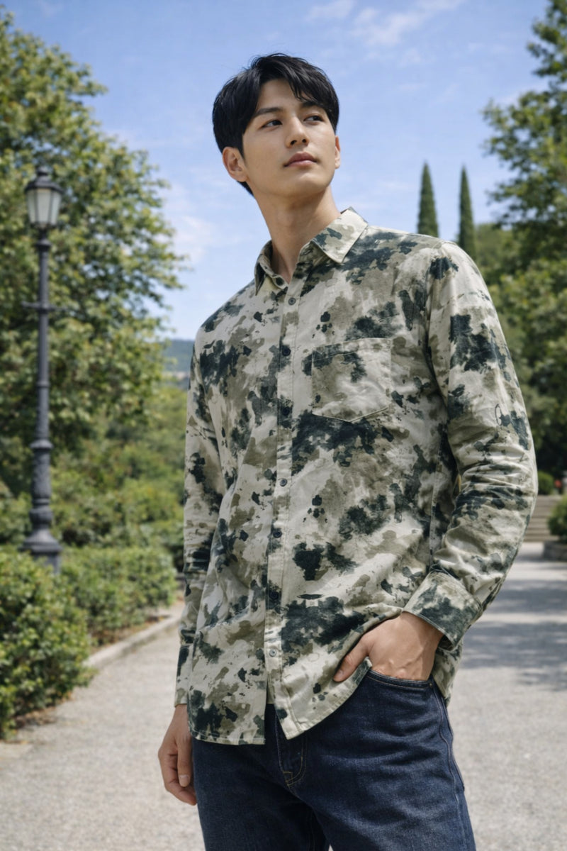 Men Brooklyn Printed Slim Fit Casual Shirt - TB_2106 9