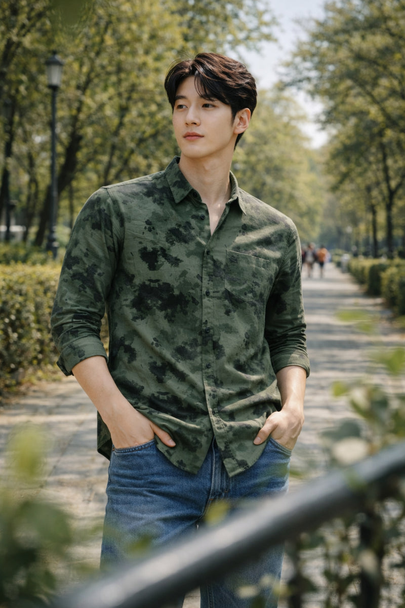 Men Brooklyn Printed Slim Fit Casual Shirt - TB_2108 8