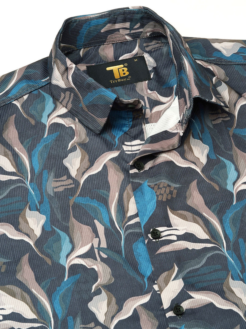 Cahors Abstract Printed Shirts for Men 9