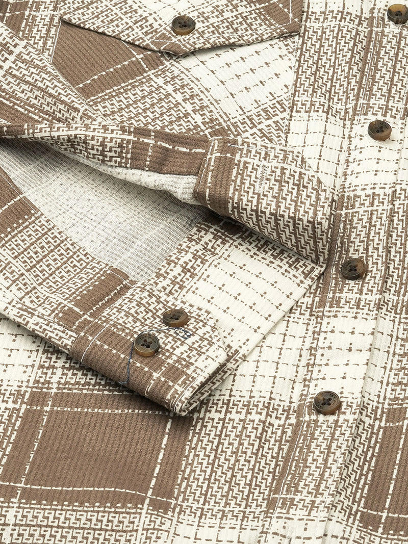 Palermo Checked Double Pocket Shirt for Men 9