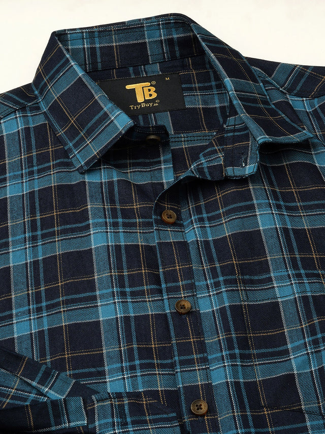 Jackim Cotton Checked Shirt for Men