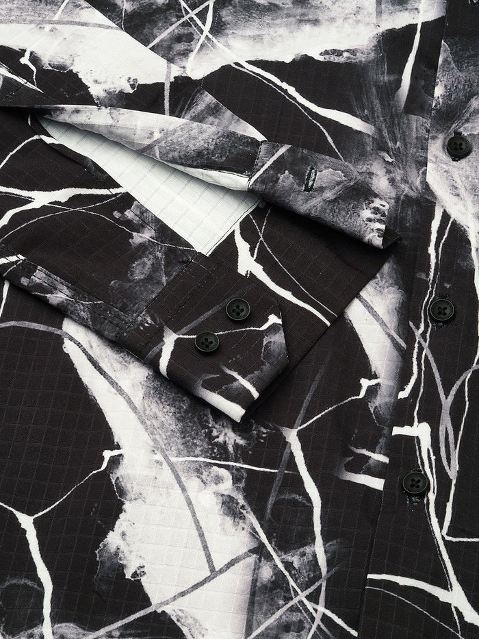 Menton Abstract Printed Shirts for Men 2