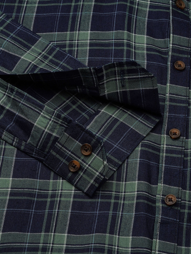Mason Checked Cotton Shirt for Men 8