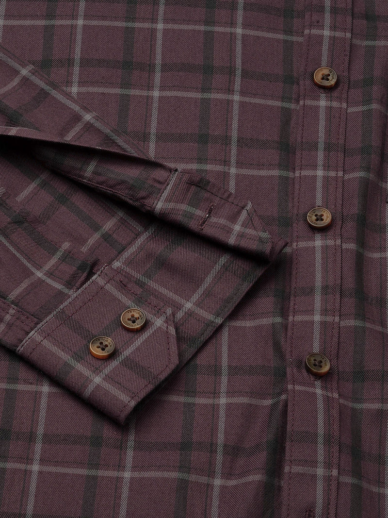 Mady Cotton Checked Shirt for Men 9