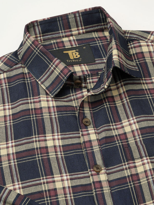 Max Cotton Checked Shirt for Men
