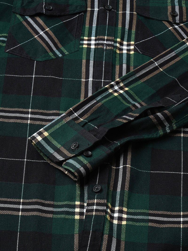 Eclectic Cotton Checked Shirt for Men 9