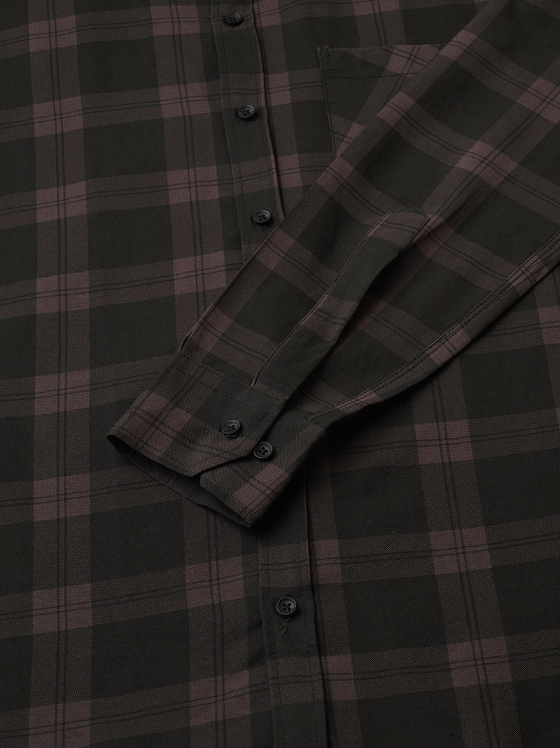 Fashionable Cotton Checked Shirt for Men 9