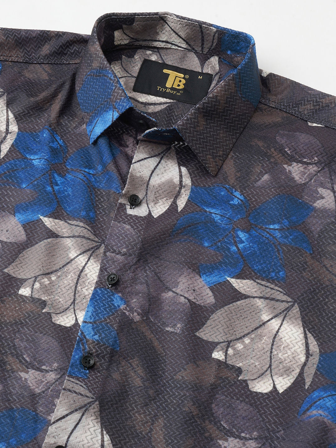 Iconic Cotton Blend Printed Half Sleeves Shirt for Men