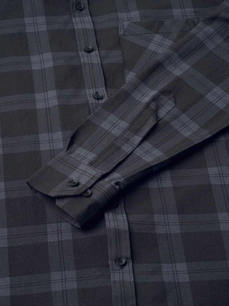 Rugged Checked Cotton Shirt for Men 8