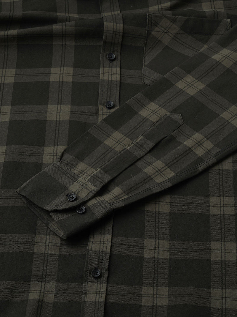 Dapper Cotton Checked Shirt for Men 9