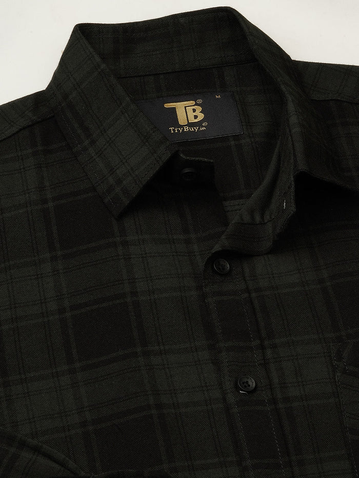 Dijon Cotton Checked Shirt for Men 2