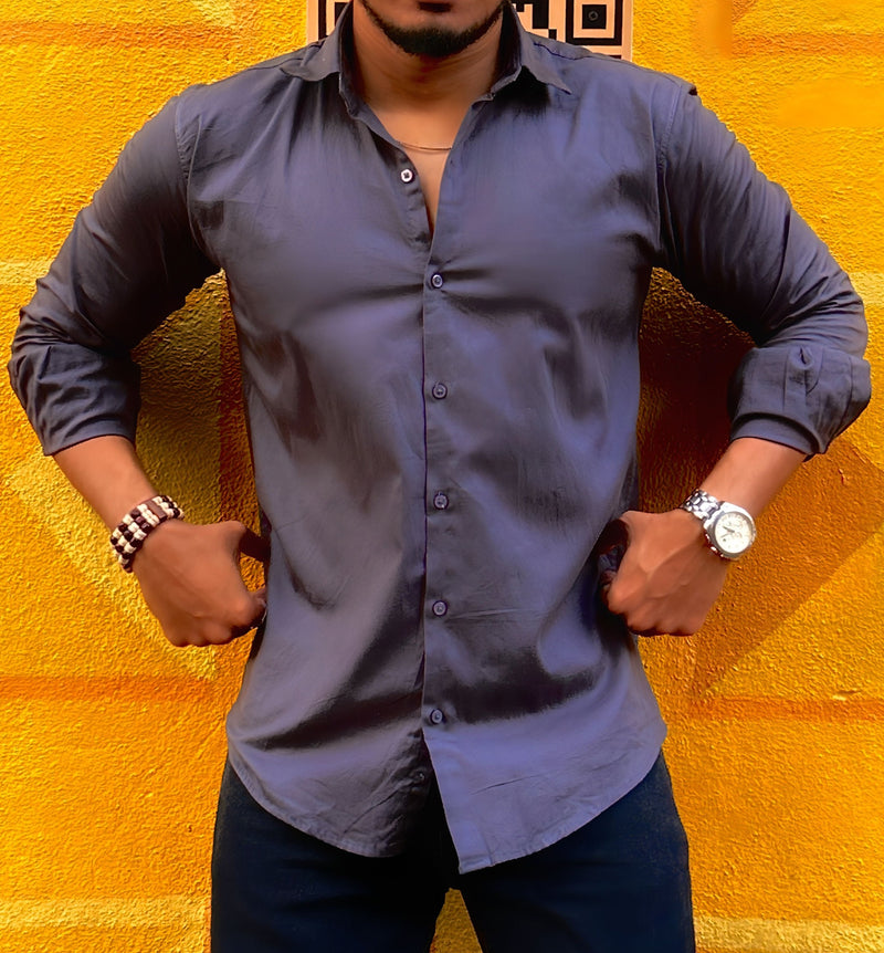 Eccentrico Metal Grey Men's Shirt 1