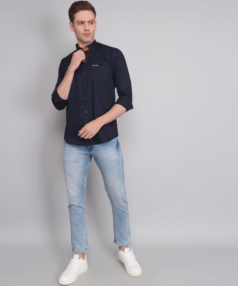 Navy Lee Casual Shirt for Men 2
