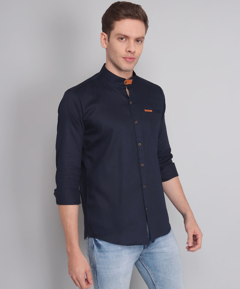 Navy Lee Casual Shirt for Men 7