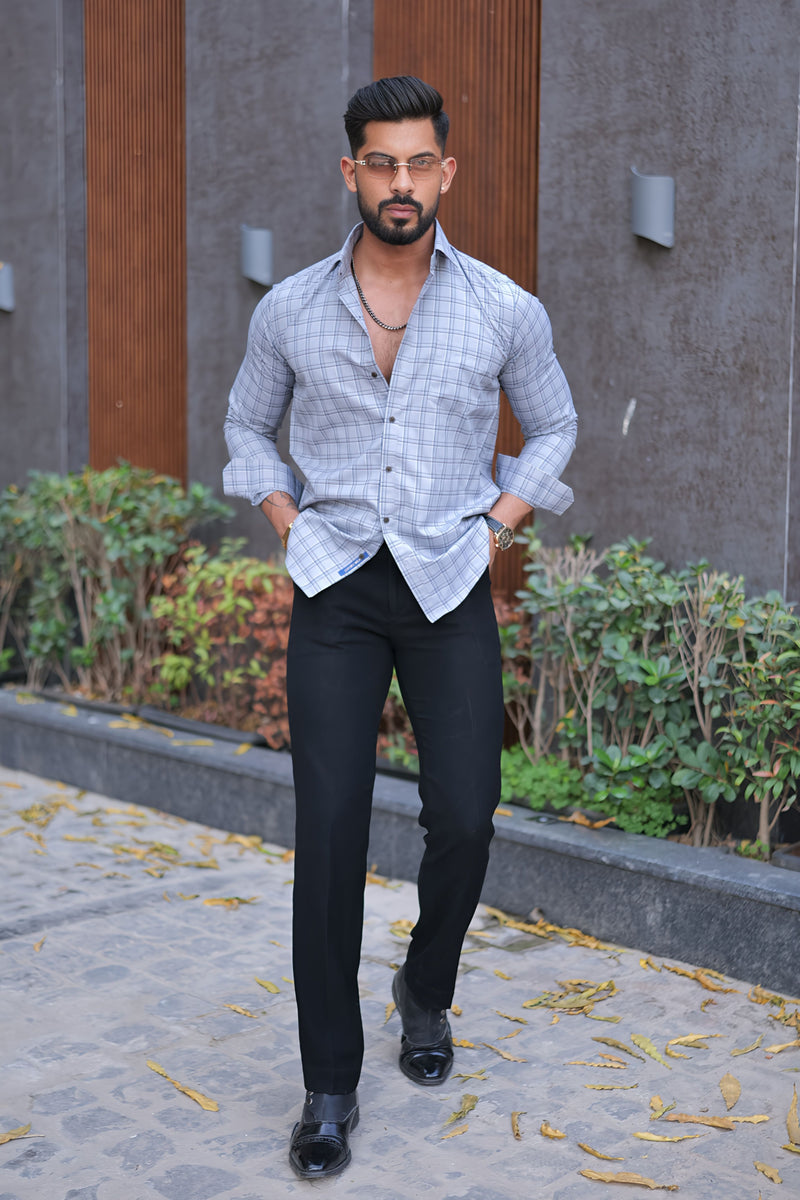 VOZIA Dawn Checked Men's Shirt 3