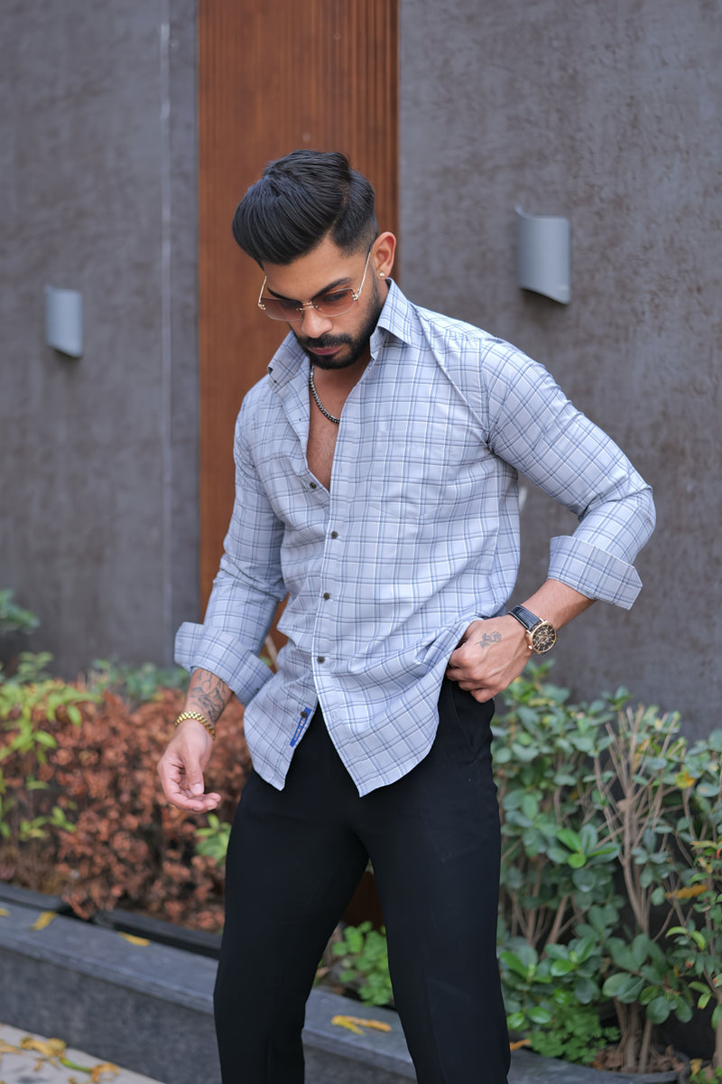 VOZIA Dawn Checked Men's Shirt 9